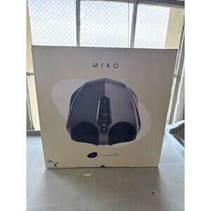 MIKO Y11 Foot Massager Shiatsu Heat Compression Black w/ Charger Open Box